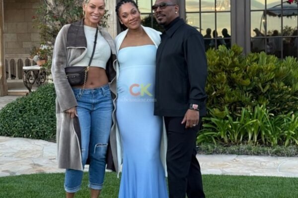 BRIA MURPHY AND MICHAEL XAVIE CELEBRATE AT THEIR BABY SHOWER WITH...