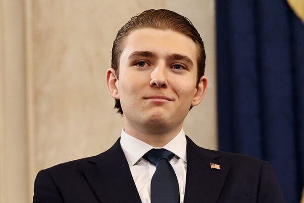 Barron Trump Comes Out Of Hiding For Mar-A-Lago Thanksgiving With...