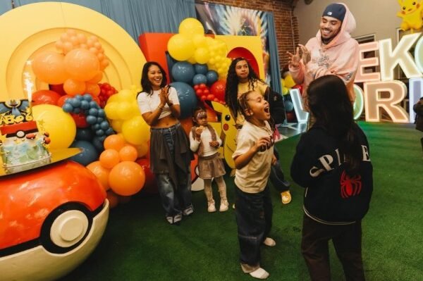 CHRIS BROWN AND AMMIKA HARRIS CELEBRATE SON AEKO TURNING SIX