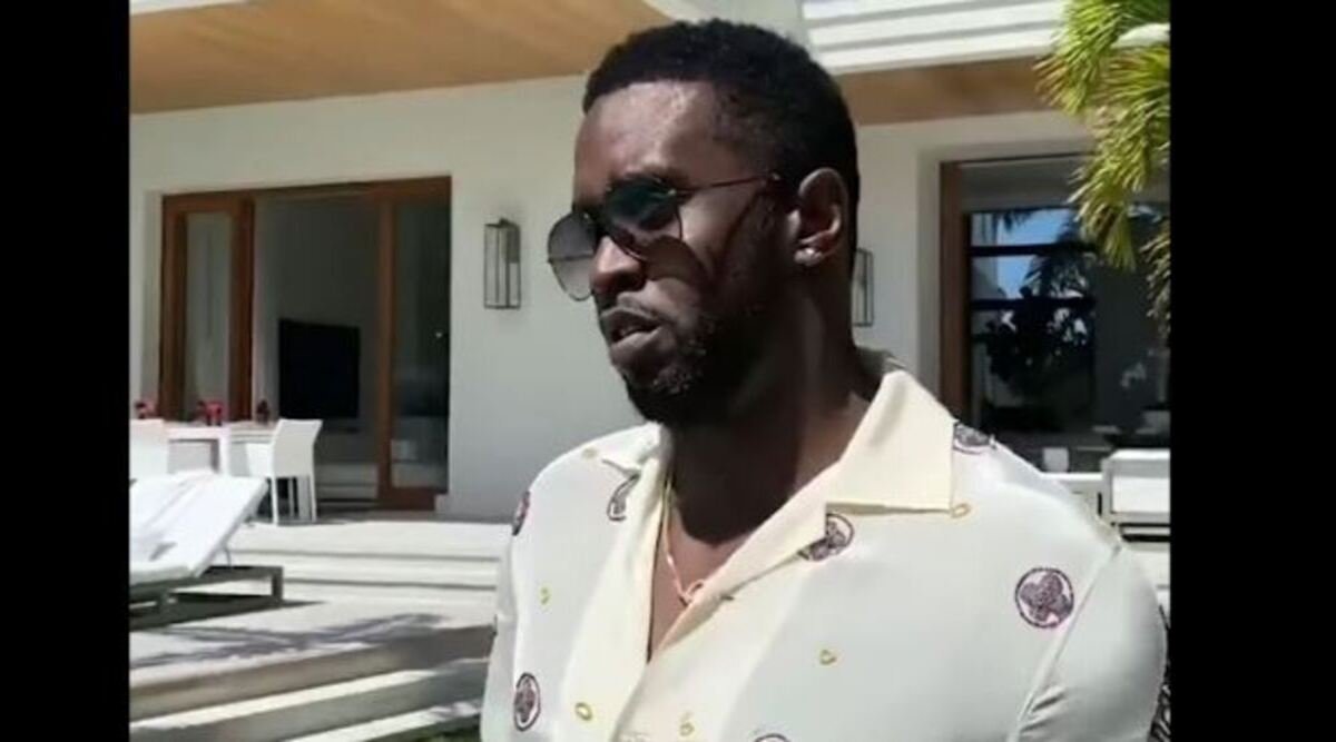 Diddy caught on camera doing unexpected prison job