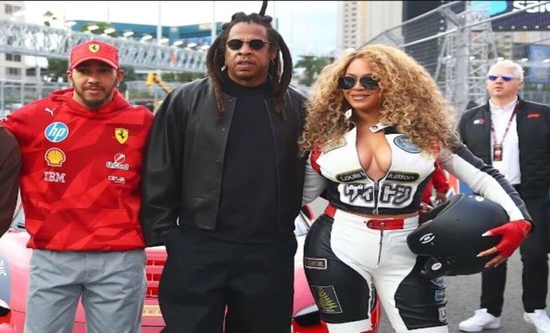 Lewis Hamiltons crazy move at 200 mph stuns Beyonce