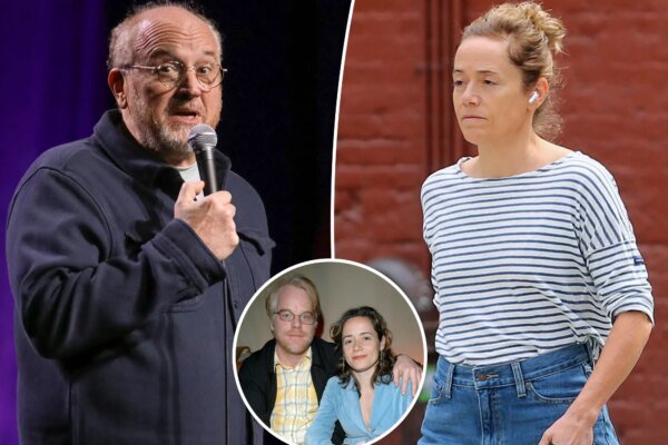 Louis CK spotted kissing Philip Seymour Hoffmans ex 11 years