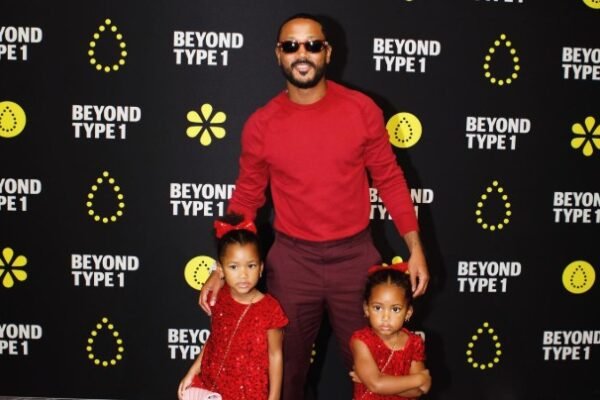 ROMEO MILLER STEPS OUT WITH FIANCEE AND DAUGHTERS TO SUPPORT