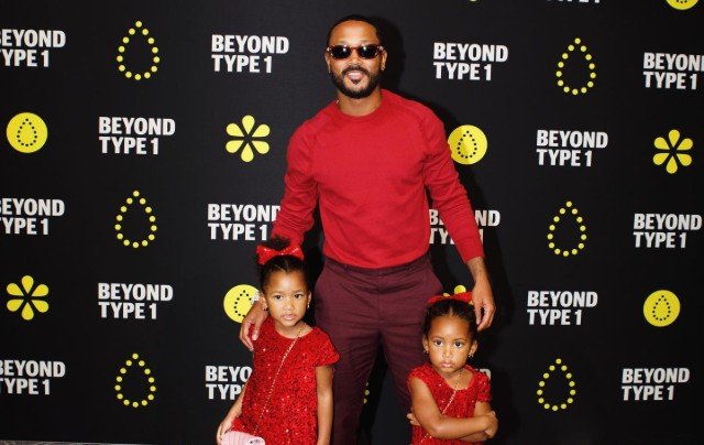 ROMEO MILLER STEPS OUT WITH FIANCEE AND DAUGHTERS TO SUPPORT