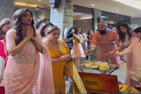 Shilpa Shetty Brings Home Sacred Kafni and Paduka of Sai Baba; Sh...