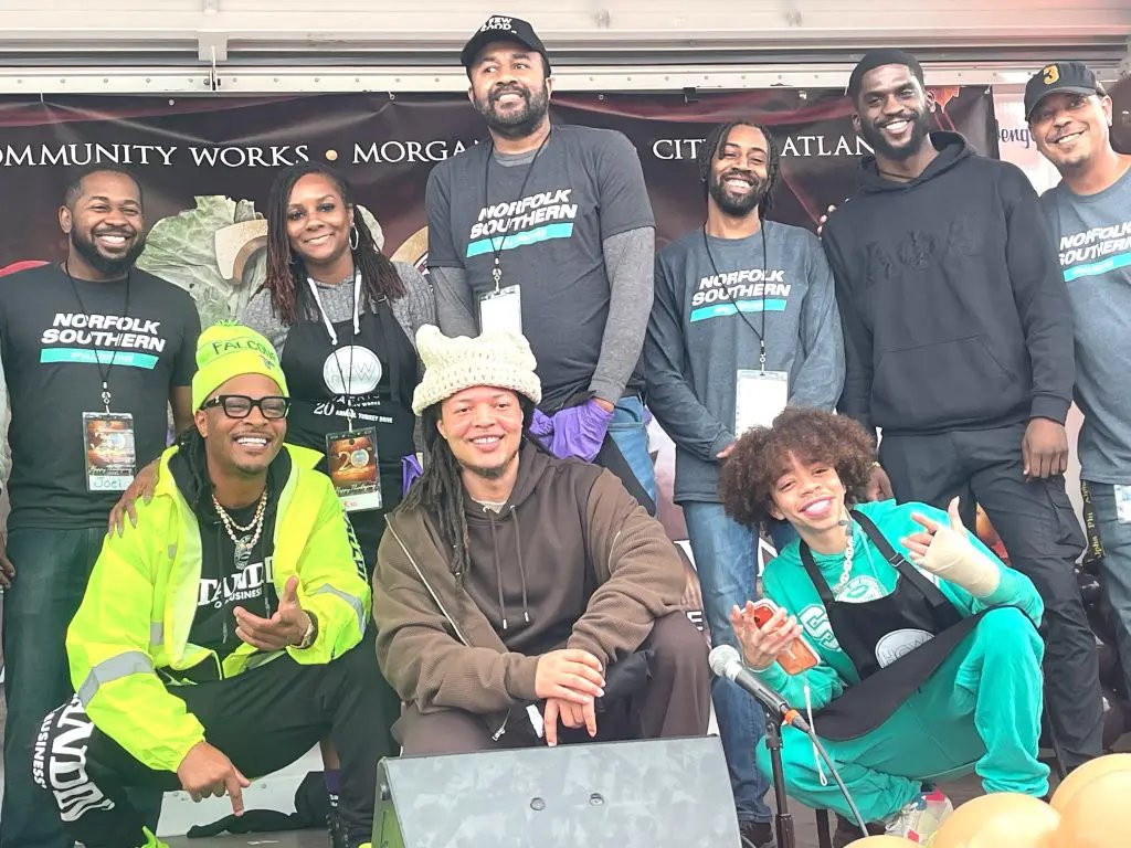 T.I. hosted 20th Thanksgiving turkey drive in Atlanta