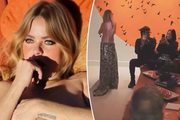 Taryn Manning ditches shirt again as concern escalates following ...
