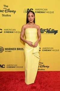 Tessa Thompsons Yellow Proenza Schouler Moment at American Cinem