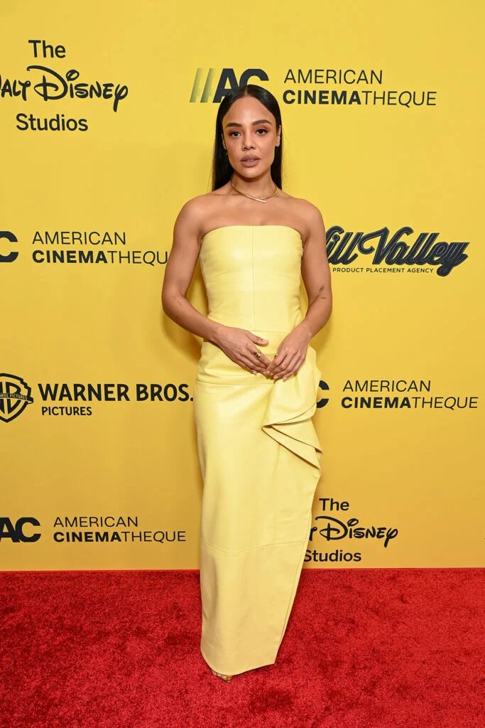 Tessa Thompsons Yellow Proenza Schouler Moment at American Cinem