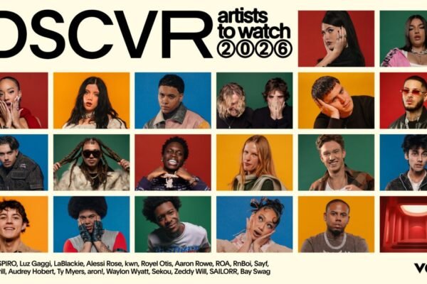 Vevo dscvr artists to watch 2026 Sienna Spiro Alessi Rose