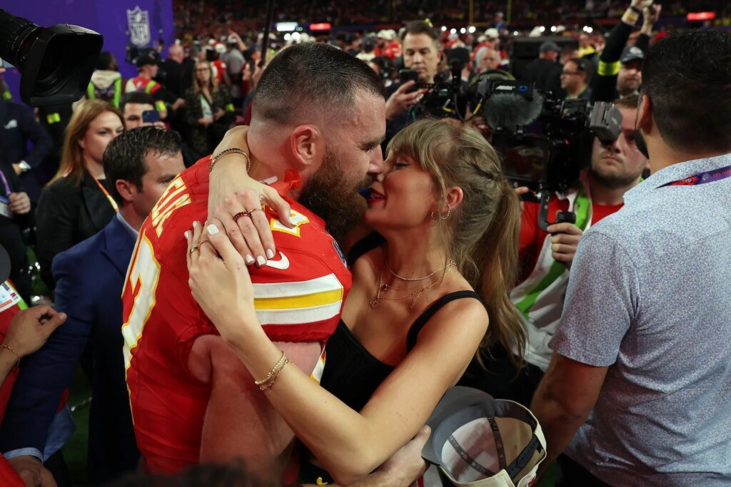 Taylor Swift and Travis Kelce