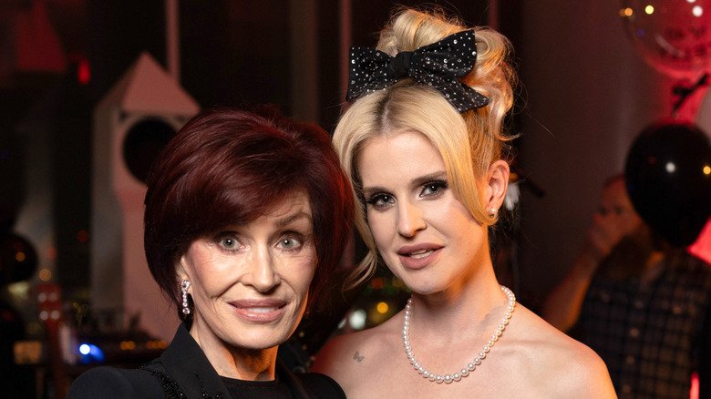 Sharon Osbourne and Kelly Osbourne celebrating her 40th birthday at The Loft