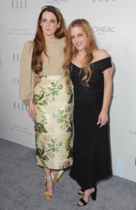 LOS ANGELES, CA - OCTOBER 16: Riley Keough and Lisa Marie Presley arrive at ELLE's 24th Annual Women in Hollywood Celebration at Four Seasons Hotel Los Angeles at Beverly Hills on October 16, 2017 in Los Angeles, California. (Photo by Jon Kopaloff/FilmMagic)