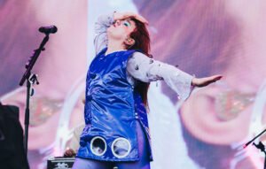 CMAT live at Glastonbury 2025. Credit: Andy Ford for NME