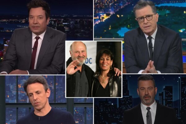 Late Night Hosts Slam 'Hateful and Vile' Donald Trump While Reacting to Rob Reiner's Murder
