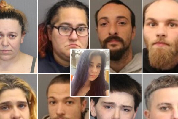 Murder, Kidnapping Among Charges for 8 People After Woman's Body Found in Woods: Police