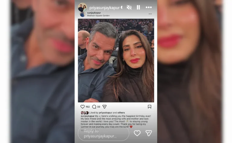 Priya Sachdev Kapur Pens Emotional Note For Late Husband Sunjay Kapur On Her Birthday