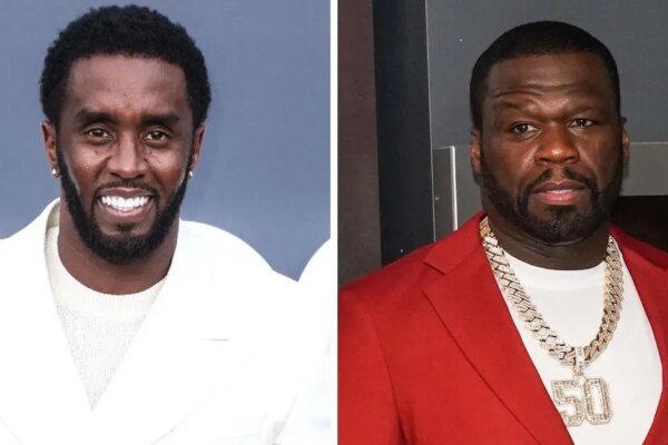 Sean Diddy Combs and 50 Cent Feud