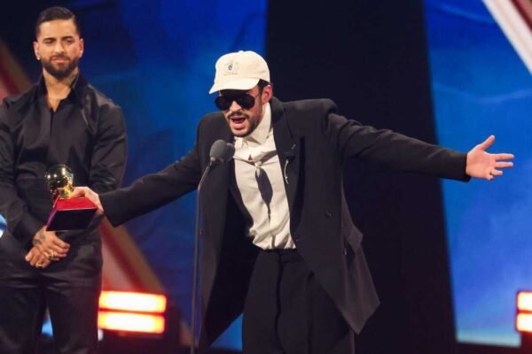 Bad Bunny's victory lap rolled into November, when he finally won his first Latin Grammy in one of the three major categories: album of the year for DeBÍ TiRAR MáS FOToS.