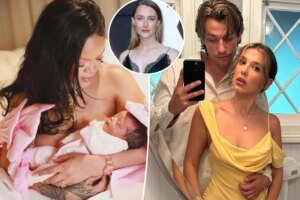 Which stars welcomed a child this year